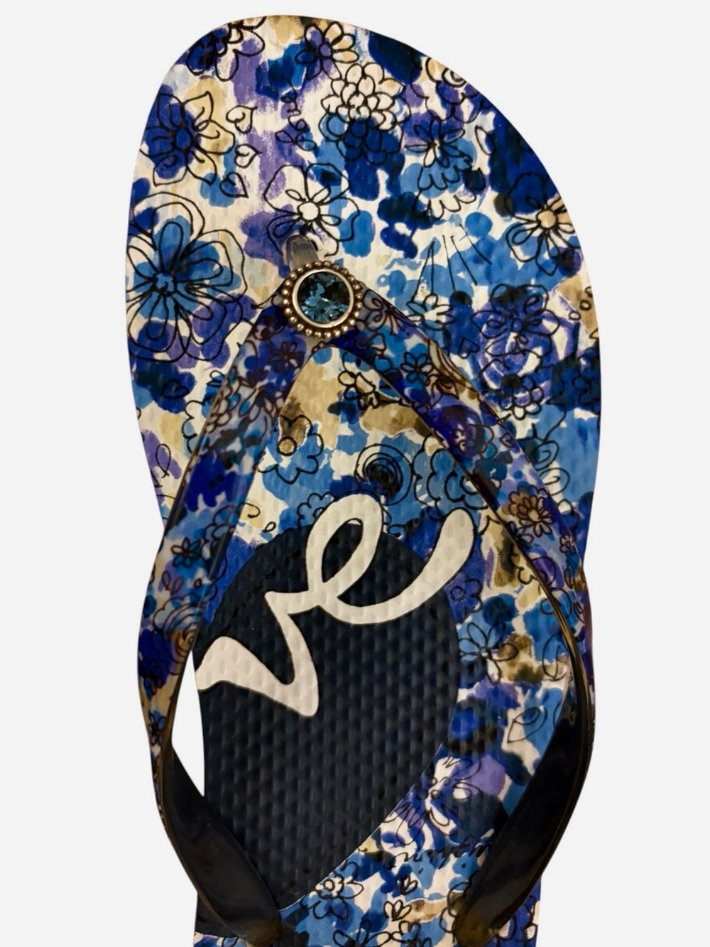 Brighton Flip Flops Dahlia Love Bouquet Size 8 - Picture 4 of 6
